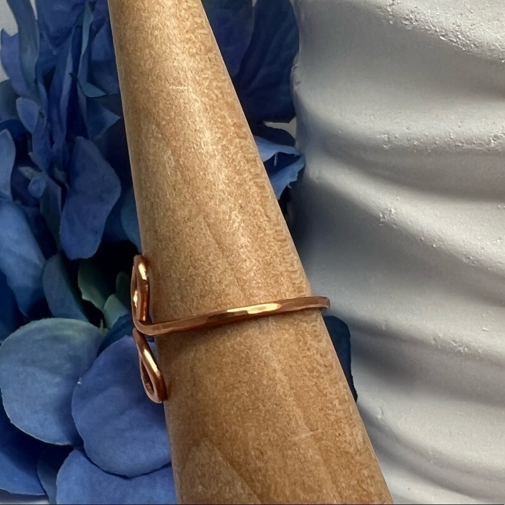 COPPER Toe Ring Adjustable - Picture 4 of 11